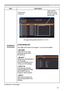 Page 9191
OPTION menu
ItemDescription
SCHEDULE  (continued)
■ PROGRAM EDIT
The TIME and EVENT for Program 1 to 16 can be editted.
• RETURN
Select this to go back 
to the top menu of the 
SCHEDULE.
• SELECT
Select from PROGRAM-01 
 to 16 to edit. 
Each PROGRAM can be 
 setup up to 20 settings.
• COPY TO
The selected program 
(with the settings of TIME 
and EVENT) can be 
copied to other program.
• APPLY
Select this to apply and 
save all adjustments and 
settings.
(continued on next page)
Check mark 
in the box...