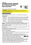 Page 11
•  Mac® is a registered trademark of Apple Inc.
•  Windows®, DirectDraw® and Direct3D® are registered trademarks of Microsoft Corporation 
in the U.S. and/or other countries.
•  VESA and DDC are trademarks of the Video Electronics Standard Association.
•  HDMITM, the HDMI logo, and High-Definition Multimedia Interface are trademarks or registered 
trademarks of HDMI Licensing LLC in the United States and other countries.
•  
Trademark PJLink is a trademark applied for trademark rights in 
Japan, the...