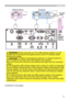 Page 1313
External deviceComputer
Setting up
Access 
point
USB wireless adapter 
(optional)
     WARNING►Heat may build up in the USB wireless adapter, to avoid 
possible burns disconnect the projector power cord for 10 minutes before 
touching the adapter.   
                                                                                                    ► Before connecting the projector to a network system be 
sure to obtain the consent of the administrator of the network.
►Do not connect the LAN port to...