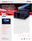Page 1CP-WU13K DLP® Projector
High performance, 3G SDI ready  
projector with dynamic feature set  
and broadcast capability delivers an  
entirely new viewing experience.
Key Features
■   WUXGA 1920 x 1200 resolution
■   13,000 ANSI lumens brightness
■   Dual lamp system
■   3 chip DLP technology
■   HDMI 2 inputs
■   3G SDI enabled
■   3D availability with stereo DVI
■   Edge blending
■   Geometric correction
■   High performance filter
1.800.HITACHI
dmd.info@hal.hitachi.com 
hitachi-america.us/projectors...