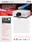 Page 1CP-WU8700W LCD Projector
Convenient and easy to use installation 
projector with advanced technology  
and 7,000 ANSI lumens brightness in  
a low profile design.
Key Features
■  WUXGA 1920 x 1200 resolution
■  7,000 ANSI lumens white/color output
■  10,000:1 contrast ratio
■  2,000 hours lamp life (Standard mode) 
and 4,000 hours lamp life (Eco mode)* 
■  20,000 hours hybrid filter** 
■  Edge Blending & Warping
■  Seamless design
■  Color Management
■  HDCR / Accentualizer /  
Image Optimizer 
■...