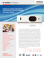 Page 1CP-WU5505 LCD Projector
Key Features
  WUXGA 1920 x 1200 resolution
  5,000 ANSI lumens white/color output
  10000:1 contrast ratio
  4,000 hours lamp life (Standard mode) 
6,000 hours lamp life (Eco mode)*
  10,000 hours hybrid flter**
  Seamless Design
  Edge Blending & Warping
  HDCR / Accentualizer /  
Image Optimizer 
  Convenient Networking / Wireless 
Capability
  Smart Device Control
  HDBaseT
  HDMI-Out
1.800.HITACHI
dmd.info@hal.hitachi.com 
hitachi-america.us/projectors
CP-W U5505
As part of...