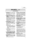 Page 25Français
25
SECURITE — suite
AVERTISSEMENT
18. PLACER LE CLOUEUR CORRECTEMENT
SUR LA PIECE.
Ne pas enfoncer de clous sur d’autres
clous ni avec le cloueur à un angle trop
aigu ; les clous pourraient ricocher et
blesser quelqu’un.
19.AVANT DE COMMENCER LE TRAVAIL,
VÉRIFIER LE DISPOSITIF DE
COMMUTATION DE L’OPÉRATION DE
CLOUAGE.
Ce cloueur Hitachi comprend un dispositif
de commutation de l’opération de clouage.
Avant de commencer le travail, vérifier le
réglage du dispositif de commutation de
l’opération...