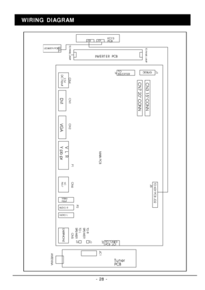 Page 23- 28 -WIRING DIAGRAM 