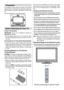 Page 10
-9-
Preparation
For ventilation, leave a space of at least 10 cm free all
around the set. To prevent any fault and unsafe situ-
ations, please do not place any objects on top of the
set.
Use this apparatus in moderate climates.
Before Switching On Your TV
Power Connection
IMPORTANT:The TV set is designed to operate on
220-240V AC, 50 Hz.
 After unpacking, allow the TV set to reach the ambi- ent room temperature before you connect the set to
the mains.
Connections To The Aerial Input Socket
 Connect the...