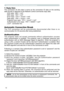 Page 1212
7. Reply Data
The connection ID (the data is same as the connection ID data on the sending 
data format) is attached to the Network control commands reply data.
ACK reply: ‘06H’ + ‘xxH’
NAK reply: ‘15H’ + ‘xxH’
Error reply: ‘1CH’ + ‘xxxxH’ + ‘xxH’
Data reply: ‘1DH’ + ‘xxxxH’ + ‘xxH’
Projector busy reply: ‘1FH’ + ‘xxxxH’ + ‘xxH’
Authentication error reply: ‘1FH’ + ‘0400H’ + ‘xxH’
(‘xxH’ : connection ID)
Automatic Connection Break
The TCP connection will be automatically disconnected after there is no...