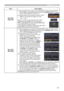 Page 6565
SECURITY menu
Item Description
MY TEXT 
DISPLAY
(1)  Use the ▲/▼ cursor buttons on the SECURITY menu to select the MY 
TEXT DISPLAY and press the ► cursor (or the ENTER) button to display 
the MY TEXT DISPLAY on/off menu.
(2)  Use the ▲/▼ cursor buttons on the MY TEXT 
DISPLAY on/off menu to select on or off.
ON 
 OFF
When it is set to the ON, the MY TEXT will be 
displayed on the START UP screen and the 
INPUT_INFORMATION when the INFORMATION 
on the SERVICE menu is chosen.
• This function is...