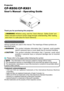 Page 1

Projector
CP-RS56/CP-RX61
User's Manual – Operating Guide
Thank you for purchasing this projector.
WARNING  ►Before using, read the "User's Manual - Safety Guide" and 
these manuals to ensure correct usage through understanding. After reading, 
store them in a safe place for future reference.
About this manual
Various symbols are used in this manual. The meanings of these symbols are 
described below. 
WARNING This  symbol  indicates  information  that,  if  ignored,  could...