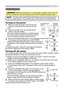 Page 17
17
Power on/off
Power on/off
WARNING  ►When the power is on, a strong light is emitted. Do not look into 
the lens of projector. Also do not peep at the inside of projector through a hole.
NOTE  • Turn the power on/off in right order. Please power on the projector prior 
to the connected devices. Power off the projector later than the connected devices.
Turning on the power
1. Make sure that the power cord is ﬁrmly and 
correctly connected to the projector and the 
outlet.  
2. Remove the lens cover,...