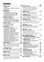 Page 22
Contents
Introduction  .  .  .  .  .  .  .  .  .  .  .  .  .  .  .3
Features  . . . . . . . . . . . . . . . . . . . . . . 3
Checking the contents of package ...3
Part names  . . . . . . . . . . . . . . . . . . . . 4
Setting up   .  .  .  .  .  .  .  .  .  .  .  .  .  .  .  .  .7
Arrangement  ................... 7
Connecting with your devices ......9
Connecting to a power supply .....14
Using the security bar and slot  . . . .14
Using the cable cover  ...........15
Remote control   . . . . . . . . . . ....