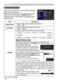 Page 2626
PICTURE menu
PICTURE menu
From the PICTURE menu, items shown in the table 
below can be performed. 
Select an item using the ▲/▼ cursor buttons, and 
press the ► cursor button or ENTER button to 
execute the item. Then perform it according to the 
following table.
ItemDescription
BRIGHTNESS Using the 
◄/► buttons adjusts the brightness.
Dark  ó Light
CONTRAST Using the 
◄/► buttons adjusts the contrast.
Weak  ó Strong
GAMMA Using the ▲/▼ buttons switches the gamma mode.
To adjust CUSTOM
Selecting a...