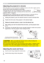 Page 2718
Operating
Adjusting the projector's elevator
HIWRUULJKWXVHWKH
HOHYDWRUIHHWWRSODFHWKHSURMHFWRUKRUL]RQWDOO\
DW

SURMHFWRUZLWKLQGHJUHHV
$QHOHYDWRUIRRWLV
VLW
+ROGLQJWKHSURMHFWRUSXVKWKHHOHYDWRUEXWWRQVWRORRVHWKHHOHYDWRUIHHW


)RFXVULQJ =RRPULQJ
7RORRVHDQHOHYDWRUIRRWSXVKWKH
HOHYDWRUEXWWRQRQWKHVDPHVLGHDVLW
7R