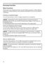 Page 9494
Presentation tools
This function is an interactive tool for use with Hitachi projectors; it offers effective 
features for making classroom and business presentations more fun and easier to 
understand.
Main Functions
Drawing on projected images
You can draw pictures or text on images projected by our projectors.
• Authorization by the copyright owner(s) is required pursuant to 
applicable laws for the use of works including visual images, if such works are 
copyrighted works.
•  This drawing function...