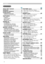 Page 2


Contents
Contents
About this manual  .  .  .  .  .  .  .  .  .  .  .1
Contents  .  .  .  .  .  .  .  .  .  .  .  .  .  .  .  .  .  .2
Projector features  .  .  .  .  .  .  .  .  .  .  .3
Preparations   .  .  .  .  .  .  .  .  .  .  .  .  .  .  .3
Contents of package . . . . . . . . . . . . .3
Fastening the lens cover . . . . . . . . . .3
Part names  .  .  .  .  .  .  .  .  .  .  .  .  .  .  .  .4
Projector . . . . . . . . . . . . . . . . . . . . . .4
Control panel . . . . . . . . . . . . . . . ....
