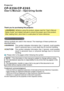 Page 1

Projector
CP-X256/CP-X265
User's Manual – Operating Guide
Thank you for purchasing this projector.
WARNING  ►Before using this product, please read the "User's Manual - 
Safety Guide" and related manuals to ensure the proper use of this produ\
ct. 
After reading them, store them in a safe place for future reference.
About this manual
Various symbols are used in this manual. The meanings of these symbols are 
described below. 
WARNING This  symbol  indicates  information  that,  if...