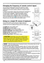 Page 14
4
Using as a simple PC mouse & keyboard
The enclosed remote control works as a simple mouse and keyboard of the PC, when the projector's USB port (B type) connects with the PC's USB port (A type) port via a mouse cable.
(1) HOME key: Press HOME button.(2) END key: Press END button.(3) PAGE UP key: Press PAGE UP button.(4) PAGE DOWN key: Press PAGE DOWN button.(5) Mouse left button: Press ENTER button.(6) Move pointer: Use the cursor buttons ▲, ▼, ◄ and ►.(7) ESC key: Press ESC button.(8)...