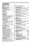 Page 2


About this manual   .  .  .  .  .  .  .  .  .  .1
Content   .  .  .  .  .  .  .  .  .  .  .  .  .  .  .  .  .  .2
Projector features    .  .  .  .  .  .  .  .  .  .3
Preparations   .  .  .  .  .  .  .  .  .  .  .  .  .  .3 Contents of package . . . . . . . . . . . . .3 Fastening the lens cover . . . . . . . . . .3
Part names   .  .  .  .  .  .  .  .  .  .  .  .  .  .  .4 Projector . . . . . . . . . . . . . . . . . . . . . .4 Control panel . . . . . . . . . . . . . . . . . . .5 Rear panel . . . ....
