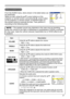 Page 37
37

AUDIO Menu
AUDIO Menu
ItemDescription
VOLUMEUsing the ▲/▼ buttons adjusts the volume.
High ó Low
TREBLEUsing the ▲/▼ buttons adjusts the treble level.
High ó Low
BASSUsing the ▲/▼ buttons adjusts the bass level. 
High ó Low
SRS WOW
Using the ▲/▼ buttons switches the mode for SRS WOW mode. 
HIGH ó MID ó OFF
• SRS WOW™ accomplishes this by providing a panoramic three-dimensional audio image that extends the sound field in both the horizontal and vertical planes, and lowers the perceived bass response...