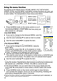 Page 22

Operating
Using the menu function
This projector has the following menus: PICTURE, IMAGE, INPUT, SETUP, AUDIO, 
SCREEN, OPTION, and EASY MENU. EASY MENU consists of functions often used, and 
the other menus are classified into each purpose. Each of these menus is operated using 
the same methods. The basic operations of these menus are as follows.
. Press the MENU button on the remote control or one of 
the cursor buttons on the projector.   
The Advanced MENU, or EASY MENU that has...