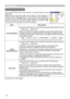 Page 4242
OPTION Menu
OPTION Menu
Item Description
AUTO SEARCH
8VLQJWKHxzEXWWRQVWXUQVRQRIIWKHDXWRPDWLFVLJQDOVHDUFKIXQFWLRQ
TURN ON 
Ù TURN OFF
When the TURN ON is selected, detecting no signal automatically cycles 
through input ports in the following order. The search is started from the 
current port. Then when an input is found, the projector will stop searching 
and display the image.
RGB 1
Ö RGB 2
Ö M1-D
Ö COMPONENT 
Ö S-VIDEO 
Ö VIDEO 
AUTO 
KEYSTONE...