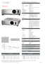 Page 2CPX305 Technical Specifications
HITACHI DIGITAL MEDIA, Hitachi Europe Ltd, Whitebrook Park, Lower Cookham Road, Maidenhead, Berkshire  SL6 8YA  UNITED KINGDOM
Tel: +44 (0)1628 585 000   Fax:+44 (0)1628 585 500   www.hitachidigitalmedia.com
The specification above and photography is for reference only and may be subject to change.05/07
CPX305
40 (1.0)     1.3     1.5     51     260 (1.5)     1.9     2.3     77     2100 (2.5)     3.2    3.9    129    4150 (3.8)     4.9    5.8     193     6200 (5.1)...