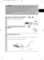 Page 43
1Connect your devices to the projector
Connect your computer, VCR and/or other
devices you will be using to the projector.
Insert the batteries into the remote
control2
3Connect the power cord
(1) Connect the connector of the electrical power cord to the AC inlet of the main unit.
(2) Firmly plug the power cords plug into the outlet
WARNINGPrecautions to observe in regards to the power cord:Please use extra
caution when connecting the projectors power cord as incorrect or faulty
connections may...