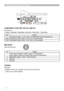 Page 4
4

VIDEO
CONTROL
AUDIO IN 1AUDIO IN 2
AUDIO OUT
RGB OUTRGB1
RGB2
HDMI
 R            L     R          L     AUDO IN 3       AUDIO IN 4
LAN  AUX I/ODC 5V 0.5A
CB/PBYCR/PR
B/CB/PBB/CR/PRG/YHVUSBREMOTE CONTROL   
SD CARD

Connection to the ports (continued)
432
IVIDEO
RCA jack
• System: NTSC, PAL, SECAM, PAL-M, PAL-N, NTSC4.43
• 1.0±0.1Vp-p, 75Ω terminator
HS-VIDEO
Mini DIN 4pin jack
PinSignal
Color signal 0.286Vp-p (NTSC, burst), 75Ω terminator
Color signal 0.300Vp-p (PAL/SECAM, burst) 75Ω...