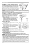 Page 16
6

Remote control
Using as a wired remote control
The accessory remote control works as a wired remote control, 
when the wired control port at the bottom of the remote control 
connects with the REMOTE CONTROL port on the back of the 
projector via an audio cable with 3.5 diameter stereo mini plugs.
When the remote control signal is hard to reach surely to 
the projector in the environment, this function is effective.
• To connect the remote control with the projector, use an audio cable 
with 3.5...