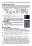 Page 2424
Operating
BLANKLASER
ASPECT
PUSH  ENTER PAGE UP
LASER
INDICATORMY SOURCE/
DOC.CAMERASEARCH
STANDBY/ON
VIDEORGB
PAGE DOWNESCMENU RESET
POSITION AUTOMAGNIFYON
OFFMY BUTTON1
2VOLUME+ -FREEZE KEYSTONE MUTE
BLANK LASER
ASPECT
PUSH  ENTER
 PAGE UP
LASER
INDICATOR
MY SOURCE/
DOC.CAMERA
SEARCH
STANDBY/ON
VIDEORGB
PAGE DOWN
ESCMENU RESET
POSITION AUTO
MAGNIFYON
OFFMY BUTTON1
2VOLUME+ -
FREEZE KEYSTONE MUTE1.Press the MENU button on the remote control or one of the cursor 
buttons on the projector. 
The...