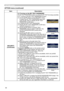 Page 5454
OPTION menu
OPTION menu (continued)
ItemDescription
SECURITY
(continued) 5.3 Turning on the MY TEXT PASSWORD
The MY TEXT PASSWORD function can prevent the MY TEXT from being overwritten.5.3-1 
 
Turning on the MY TEXT PASSWORD function
(1)   Use the ▲/▼ buttons on the SECURITY menu 
to select the MY TEXT PASSWORD menu and 
press the ► button to display the MY TEXT 
PASSWORD on/off menu.
5.3-2   Setting the MY TEXT PASSWORD
(1)   Display the MY TEXT PASSWORD on/off menu 
using the procedure in 5.3-1...