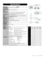 Page 2Printed in Japan(H) HT-E396 0398Model nameCP-X950Liquid crystalpanel structure1.3 polysilicon active-matrix IFT x 3Number ofpixels786,432 pixels (V768xH1 024)Input signalsVGA, S-VGA, XGA, S-XGA, MAC13”, MAC16”, MAC19”,°
NTSC, NTSC4.43, PAL, M-PAL, SECAM, S-VideoResolution1,024 x 768 color pixelsLensPower zoom (Fm2.3-3.0 f=48.1 -72.1 mm) 1:1.5 power focusLampMetal halide lamp 260W (DC)Brightness550 ANSI lumensContrast ratio200:1Speakers2W + 2W (stereo)Power supplyAC100-120V, 5WAC220-240V,...