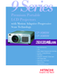 Page 19 Series
•  Native XGA Resolution
•14 lbs.
•Motion Adaptive Progressive Scan Technology
•DVI Input / 2 Analog RGB Inputs
•RGB Output
•Component / Composite / S-video Inputs
•HDTV Theater Ready
•Power Zoom / Power Focus
•Picture-in-Picture
•Digital Keystone Correction
2500 & 3200 ANSI Lumens
CP-X980W
CP-X985W
Premium Portable
LCD Projectors
with Motion Adaptive Progressive 
Scan Technology 