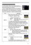 Page 51
5

C .C  . (Closed Caption) Menu
The closed caption setting can be changed through C.C. 
menu in the advance menu. Please select the item that you 
will change using ▲/▼ cursor buttons.
• The C.C. (Closed Caption) is the function that displays a 
transcript or dialog of the audio portion of a video, files or 
other presentation or other relevant sounds. It is required to 
have NTSC format video or 525i (480i) format component 
video source supporting C.C. feature to utilize this function.
C.C....