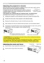 Page 1818
Adjusting the zoom and focus
1. Use the zoom ring to adjust the screen size.  
2. Use the focus ring to focus the picture.SD  C
AR D
Operating
Focus ring
Zoom ring
Adjusting the projector's elevator
When the place to put the projector is slightly uneven to the left or right, use the 
elevator feet to place the projector horizontally. 
Using the feet can also tilt the projector in order to project at 
a suitable angle to the screen, elevating the front side of the 
projector within 11 degrees.
This...