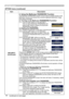 Page 4646
OPTION menu
OPTION menu (continued)
ItemDescription
SECURITY
(continued)
2. Using the MyScreen PASSWORD FunctionThe MyScreen PASSWORD function can be used to prohibit access to the 
MyScreen function and prevent the currently registered MyScreen image 
from being overwritten.
2.1 Turning on the MyScreen PASSWORD Function2.1-1   Use the ▲/▼ buttons on the SECURITY 
menu to select MyScreen PASSWORD and 
press the ► button to display the MyScreen 
PASSWORD on/off menu.
2.2 Setting the PASSWORD2.2-1...