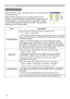 Page 3232
INPUT Menu
INPUT Menu
Item Description
PROGRESSIVE8VLQJWKHEXWWRQVxzVZLWFKHVWKHSURJUHVVPRGH
TV
Ù FILM 
Ù TURN OFF

input, an S-VIDEO input or COMPONENT VIDEO input of 525i (480i) 
or 625i (576i) signal.

FILM adapts to the 2-3 Pull-Down conversion system. But these 
may cause a certain defect (for example, jagged line) of the picture 
for a quick moving object. In such a case, please select TURN OFF, 
even though the screen image may lose the sharpness.
VIDEO NR
HIGH
Ù MID 
Ù LOW

COMPONENT...