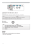 Page 664
Connection to the ports
4 321
HVIDEO
RCA jack

‡“9SS
WHUPLQDWRU
GS-VIDEO
Mini DIN 4pin jack
Pin Signal
1
&RORUVLJQDO9SS3$/6(&$0EXUVW
WHUPLQDWRU
2%ULJKWQHVVVLJQDO9SS
WHUPLQDWRU
3Ground
4Ground
COMPONENT VIDEO DY,  ECB/PB,FCR/PR
RCA jack x3

Port Signal
Y&RPSRQHQWYLGHR