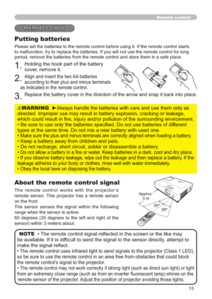 Page 2213
Remote control
Putting batteries
,IWKHUHPRWHFRQWUROVWDUWV
VHWKHUHPRWHFRQWUROIRUORQJ
WKHPLQDVDIHSODFH
+ROGLQJWKHKRRNSDUWRIWKHEDWWHU\
FRYHUUHPRYHLW
$OLJQDQGLQVHUWWKHWZR$$EDWWHULHV
DFFRUGLQJWRWKHLUSOXVDQGPLQXVWHUPLQDOV
DVLQGLFDWHGLQWKHUHPRWHFRQWURO
SLWEDFNLQWRSODFH
5HPRWHFRQWURO
WARNING
JRUOHDNDJH
XQGLQJHQYLURQPHQW
LHVRIGLIIHUHQW

• 
HQORDGLQJDEDWWHU\
‡.HHSDEDWWHU\DZD\IURPFKLOGUHQDQGSHWV
U\
• 
RQRWDOORZDEDWWHU\LQD