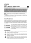 Page 2
About The Symbols
 Various symbols are used in this manual, the user’s manual and on the product 
itself to ensure  correct usage,  to prevent  danger  to the user  and  others, and  to 
prevent property damage. The meanings of these symbols are described below. 
It  is  important  that  you  read  these  descriptions  thoroughly  and  fully  understand 
the contents.
Projector
User's Manual - Safety Guide
1
Typical Symbols
 T h i s  s y m b o l  i n d i c a t e s  a n  a d d i t i o n a l  w a r n...