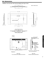 Page 4747
USEFUL INFORMATION
Set Dimensions
LE46S704 model (Includes Table Top Stand) Weight (lbs./kg): 44.2/20.1
Units: Inches (mm)
LOCATION OF THEPOWER CORDHOLE FOR 
WALL MOUNT (4 PLACES)
Rear V iew
Use as Reference for W all Mount Bracket
 The  screw  type  :  Thread  ISO  M6  (Metri c 
type, do not use Standard type). 
Side V iew
W all Mount Screw speciﬁcation
43 5/8 (1108.8)
40 3/16 (1020.9)
(ACTIVE AREA)
1 7/8 (48.1)
29 1/8 (739.6)
16 1/16 (408.3)
18 7/8 (479.7)
15 3/4 (400.0)
15 3/4 (400.0) 27 1/2...