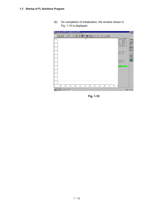 Page 311 - 12 
(6)  On completion of initialization, the window shown in   
Fig. 1-10 is displayed.   
 
 
 
Fig. 1-10 
1.3    Startup of FL Solutions Program  