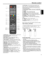 Page 111
2
4
6
7
9
11
13
14
19
20
23
243
8
10
12
15
18
21
22
25
26 5
28
16
17
27
1.  Slide open the battery cover on the back of the remote control.  
2.  Install two AAA size(1.5V) batteries. Match the “+”  and  “-” 
signs on the batteries to the signs on the  battery compartment.
3. Close the battery cover.
123



11
16. MUTE Button – To turn off the sound, press this button 
once. The LCD TV will be silenced and the mute icon will 
appear on the screen. The muting feature can be released by 
pressing the...