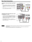 Page 1616
Rear Panel Connections
Completely insert the connection cord plugs when connecting to rear panel jacks. If you do not, the picture and/or sound • 
may be abnormal.
Cable plugs are often color-coded. Match colors of plugs and jacks, i.e. connect red to red, white to white, etc. • 
To return to the last channel viewed, select “0.TV” from the INPUTS menu.• 
NOTES
CONNECTING A DEVICE AND STEREO AUDIO   DEVICE 
TO COMPONENT 1 or 2: YPbPr
Connect the Y, P1. b/Cb, Pr/Cr and AUDIO cables from the Y, Pb/
Cb,...