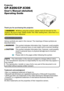 Page 1

Projector
CP-X206/CP-X306
User's Manual (detailed)  
Operating Guide
Thank you for purchasing this projector.
►Before using this product, please read all manuals for this 
product. Be sure to read “Safety Guide” first. After reading them, store them in a 
safe place for future reference.
WARNING
• The information in this manual is subject to change without notice.
• The manufacturer assumes no responsibility for any errors that may appear in 
this manual.
• The reproduction, transfer or copy...