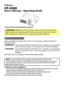 Page 1

Projector
CP-X260
User's Manual – Operating Guide
Thank you for purchasing this projector.
WARNING  ►Before using this product, please read the "User's Manual - 
Safety Guide" and related manuals to ensure the proper use of this produ\
ct. 
After reading them, store them in a safe place for future reference.
About this manual
Various symbols are used in this manual. The meanings of these symbols are 
described below. 
WARNING This  symbol  indicates  information  that,  if...