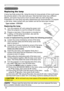 Page 9292
Maintenance 
Maintenance
A lamp has finite product life. Using the lamp for long periods of time could cause 
the pictures darker or the color tone poor. Note that each lamp has a different 
lifetime, and some may burst or burn out soon after you start using them. 
Preparation of a new lamp and early replacement are recommended.  To prepare 
a new lamp, make contact with your dealer and tell the lamp type number .
Replacing the lamp
Type number : DT01251
1.Turn the projector off, and unplug the power...