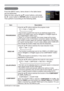 Page 3333
INPUT menu
INPUT menu
From the INPUT menu, items shown in the table below 
can be performed.
Select an item using the ▲/▼ cursor buttons, and press 
the ► cursor button or ENTER button to execute the item. 
Then perform it according to the following table.
Item Description
PROGRESSIVEUsing the ▲/▼ buttons switches the progress mode.
TV 
 FILM 
 TURN OFF
     
• This function is performed only for an interlaced signal at the 
VIDEO or S-VIDEO input, and for 480i@60 or 576i@50 signal at  
the...