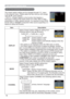 Page 5858
C.C. (Closed Caption) menu
The closed caption setting can be changed through C.C. menu 
in the advance menu. Please select the item that you will change 
using ▲/▼ cursor buttons.
• The C.C. (Closed Caption) is the function that displays a 
transcript or dialog of the audio portion of a video, ﬁles or other 
presentation or other relevant sounds. It is required to have NTSC 
format video or 480i@60 Component video source supporting C.C. 
feature to utilize this function.
C.C. (Closed Caption) menu...