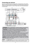 Page 1068
Connecting your devices
WRWKHSURMHFWRU
Make sure that all the devices are suitable to be connected with this product, and 
prepare the cables required to connect. Please refer to the following illustrations 
to connect them.
AUDIO OUTRGB OUTAUDIO OUTRGB OUTRS-232CRGB IN
       Y       CB/PB     CR/PRCOMPONENT VIDEO OUTL  R
AUDIO OUTVIDEO OUTL  R
AUDIO OUTL  R
AUDIO OUTS-VIDEO OUTL  R
AUDIO IN
VCR/DVD/Blu-ray Disc player
Speakers(with an 
DPSOL¿HU
PCMonitor
WARNING
EOHV
CAUTIONy7XUQRI...