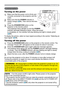 Page 2415
Power on/off
0DNHVXUHWKDWWKHSRZHUFRUGLV¿UPO\DQG
FRUUHFWO\FRQQHFWHGWRWKHSURMHFWRUDQGWKH
RXWOHW
Turning on the power
0DNHVXUHWKDWWKHPOWERLQGLFDWRULV
VWHDG\RUDQJH
	617KHQUHPRYHWKHOHQV
FRYHU
3UHVVWKHSTANDBY/ONEXWWRQRQWKH
SURMHFWRURUWKHUHPRWHFRQWURO
7KHSURMHFWLRQODPSZLOOOLJKWXSDQGWKHPOWER

VWHDG\JUHHQ
(
	61
3RZHURQRII
7VHFWLRQ³6HOHFWLQJDQ
LQSXWVLJQDO´
	16
y$VWURQJOLJKWLVHPLWWHGZKHQWKHSURMHFWRU